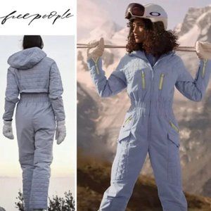 Free People Movement All Prepped Ski Suit in Full Moon Size M